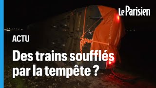 Tempête Mathis  deux trains déraillent en Suisse et deux personnes tuées en France [upl. by Sawtelle]