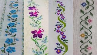 ETAMİN MODELLERİ  ETAMİN HAVLU SECCADE ÖRNEKLERİ  Marvelous Cross Stitch patterns For Everything [upl. by Laertnom65]