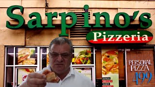 Pizza Reviews Sarpinos Pizza quotA Real Pizza Review By A Real Italianquot [upl. by Neliac]