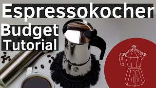 Kein bitterer Kaffee aus dem Espressokocher  Zubereitung mit der Herdkanne Budget Tutorial 01 [upl. by Yeldar]