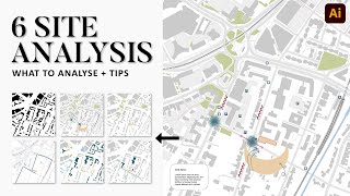 Site Analysis using Illustrator Tutorial [upl. by Senzer]