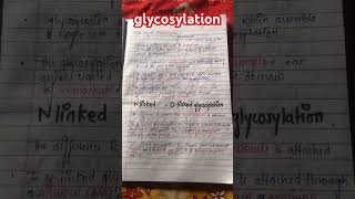 glycosylation biology csirnetkeliyebestcoaching neet supercoachingcsirnet viralvideo trending [upl. by Gusta]