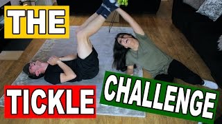 BOYFRIEND VS GIRLFRIEND TICKLE CHALLENGE Casey Barker  Nicole Corrales [upl. by Fagen]