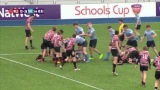 Highlights  Natwest Schools Cup 2015 U15 Vase Royal Grammar School Newcastle Vs Sherborne School [upl. by Chaworth344]