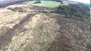 Dji Phantom 2 Hathersage FPV Flight over Burbage Brook [upl. by Eidissac]