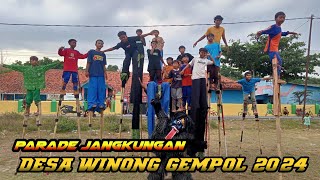 FULL❗ PARADE JANGKUNGAN DESA WINONG GEMPOL CIREBON 2024 [upl. by Annunciata]