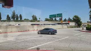 42924 Pre Metrolink 325 passes along Flair near El Monte on the I10 ft reverse set [upl. by Adok]