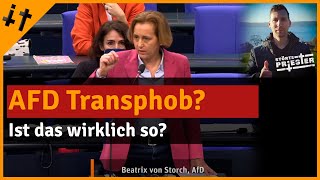 Debatte gegen Tessa Ganserer im Bundestag  wird AFD trans bzw Homophob [upl. by Kapoor]