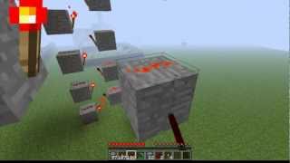 Minecraft To to make redstone go Vertically downward NO MODS [upl. by Hebner]