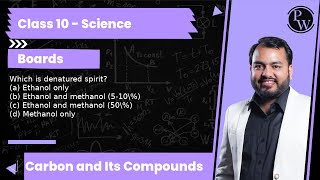 Which is denatured spirit a Ethanol only b Ethanol and methanol 510 c Ethanol and meth [upl. by Aneeroc]