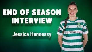 Interview l Jessica Hennessy l Players Senior Player of the Year [upl. by Nuajed598]