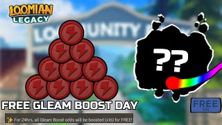 FREE GLEAM BOOST DAY EVENT From Loomian Legacy [upl. by Annodahs]