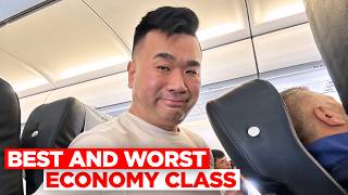 Which Airline has the Best and Worst Economy Class Seat [upl. by Ciapas676]