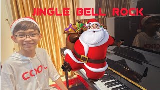 JINGLE BELL ROCK  CHRISTMAS PIANO COVER By Raffasha [upl. by Yraek]