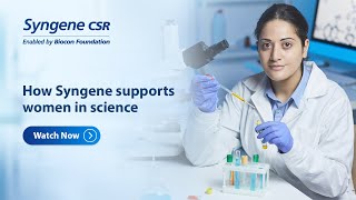 How Syngene supports women in science womeninscienceday WomenInSTEM csr [upl. by Hale]