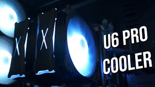 Vetroo U6 Pro CPU Cooler  Unboxing and Review [upl. by Friday]