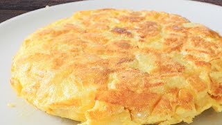 TORTILLA DE PATATAS  RECETA DE COCINA ESPAÑOLA  Ultimate Spanish Omelette [upl. by Ycaj907]