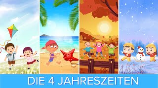 Die 4 Jahreszeiten  Learn the 4 seasons in German  KidsGerman  Learn German [upl. by Ferriter199]