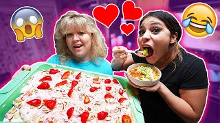 COOKING POZOLE AND MAKING A TRES LECHES CAKE [upl. by Ahseinar]