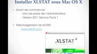 Cours 1 Formation XLSTAT Présentation du logiciel et installation [upl. by Howzell]