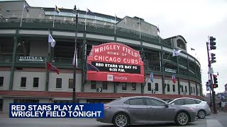 Fans excited ahead of Chicago Red Stars historic soccer match at Wrigley Field [upl. by Tanner]