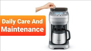 Breville Grind Control  Daily Care amp Maintenance [upl. by Arbrab]