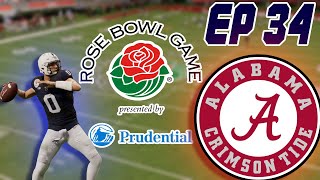 EA College Football 25 We are in the Rose Bowl against Alabama [upl. by Gae]