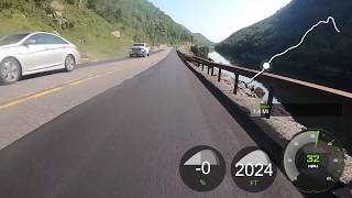 Ironman Lake Placid Keene Descent w Garmin VIRB Guages [upl. by Reilly]