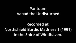 Pantoum  Aabad the Undisturbed AUDIO [upl. by Nigle300]