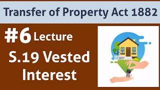 Transfer of Property Act 1882 S19 Vested Interest [upl. by Rhianna905]