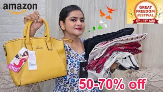 70 off Amazon Great Freedom Sale  Amazon Kurta sets for OFFICE  Amazon Jeans  Kurti Haul [upl. by Aicxela]