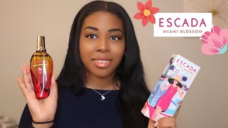 ESCADA Miami Blossom  FRAGRANCE REVIEW [upl. by Sherborne139]