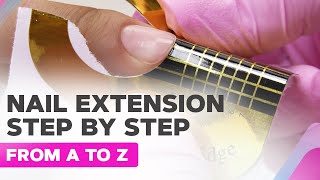 Gel Nail Extension for Beginners  Step by Step Nail Sculpting Tutorial [upl. by Drofdarb]