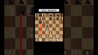 Chess  slav defence  chess trick chess chessgame checkmate viralvideo trending [upl. by Hettie]