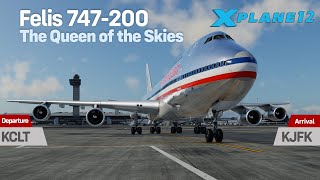 XPlane 12  Felis Boeing 747200  Full Tutorial Flight [upl. by Salangia]