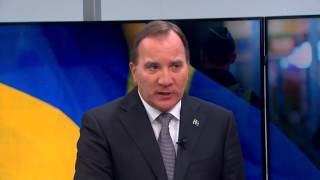 Löfven om terrorhotet  Nyheterna TV4 [upl. by Anigal]