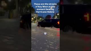 The streets of Key West flood as hurricane Helene crosses [upl. by Aehcim]