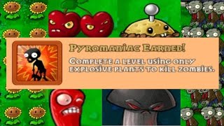 Possible😱 Complete A Level Using Only Explosive Plants😱🧨😱🧨  Pyromaniac Achievement  PvZ [upl. by Sharline]