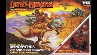 Revision Review 483 Dino Riders Deinonychus Rulon con Antor y Trampa Rulon [upl. by Ainna5]