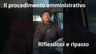 Diritto in diretta IL PROCEDIMENTO AMMINISTRATIVO 1952023 [upl. by Marcus]