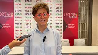 UGT lamenta que no mejoren las condiciones de vida en Balears [upl. by Notrab]