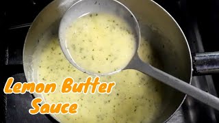 LEMON BUTTER SAUCE  TIPS TO PREVENT SPLIT  SAUCES RECIPE [upl. by Bora]