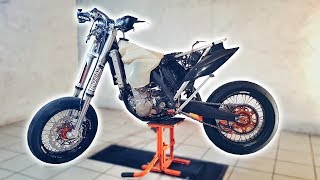 PRÉPARER UN SUPERMOTARD  EP5  ESTHÉTIQUE ET KIT DÉCO [upl. by Alemat825]