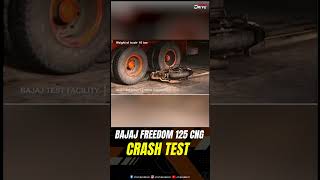 Bajaj Freedom 125 CNG Crash Test  Automobile Industry  Times Drive  shorts [upl. by Norbert]