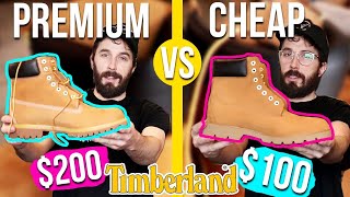 Premium Timbs VS Basic Timberland Boots CUT IN HALF [upl. by Pauletta]