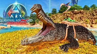 This GIANT CROC has the strongest bite Ark Descended 10 [upl. by Maiga398]