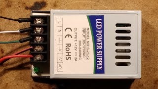 Inside a cheap eBay LED power supply With arcing flaw [upl. by Martelli]