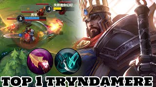 Wild Rift Tryndamere  Top 1 Tryndamere Gameplay Rank Grandmaster [upl. by Dolphin]