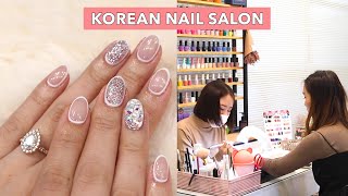 Visiting a Korean Nail Salon  How much does it cost 💅🏻 [upl. by Portugal351]