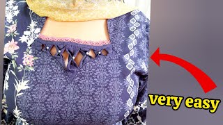 Indian collar sewing very easy and practical techniques for sewing collars [upl. by Binky]